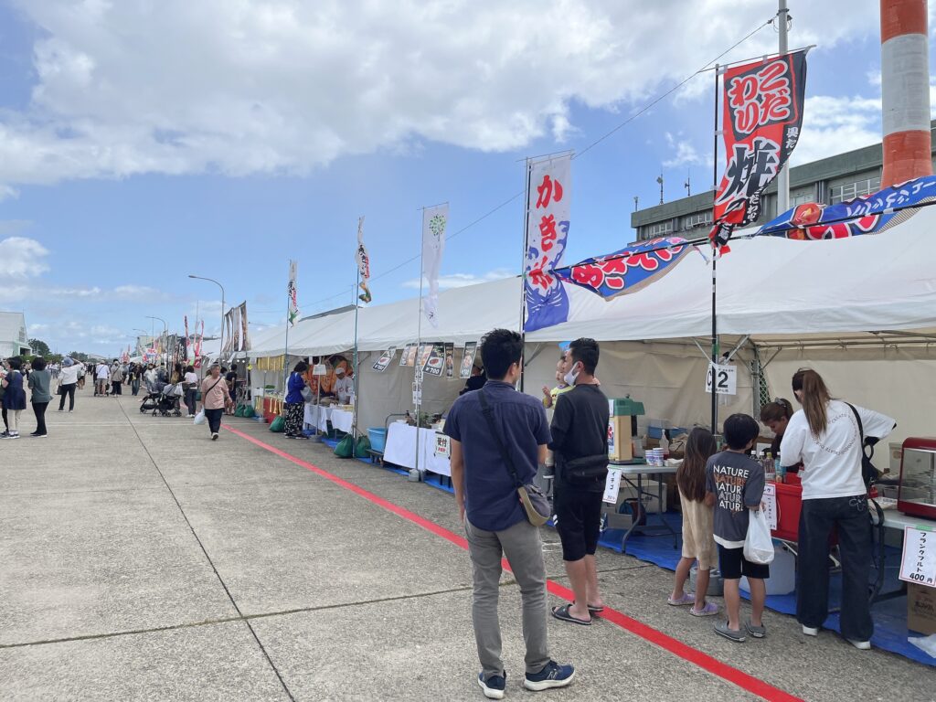 航空祭の屋台